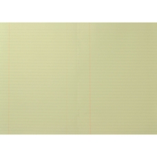 Rhino A4 Tinted Paper Exercise Book 48 Page, Yellow, 8mm Ruled With Margin - Pack of 10