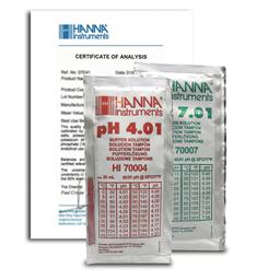 HANNA pH Combination Buffer Solution Set