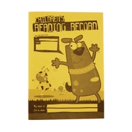G1495096 A5 Reading Record Book 40 Page Ruled Yellow Pack Of 25