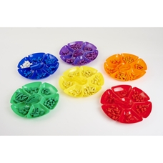 Commotion Flower Sorting and Counting Trays - Pack of  6