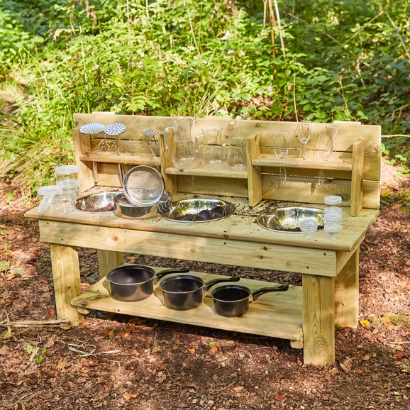 Outdoor Mud Kitchen Play Ideas Kitchen Ideas Backyard Mud Kitchen