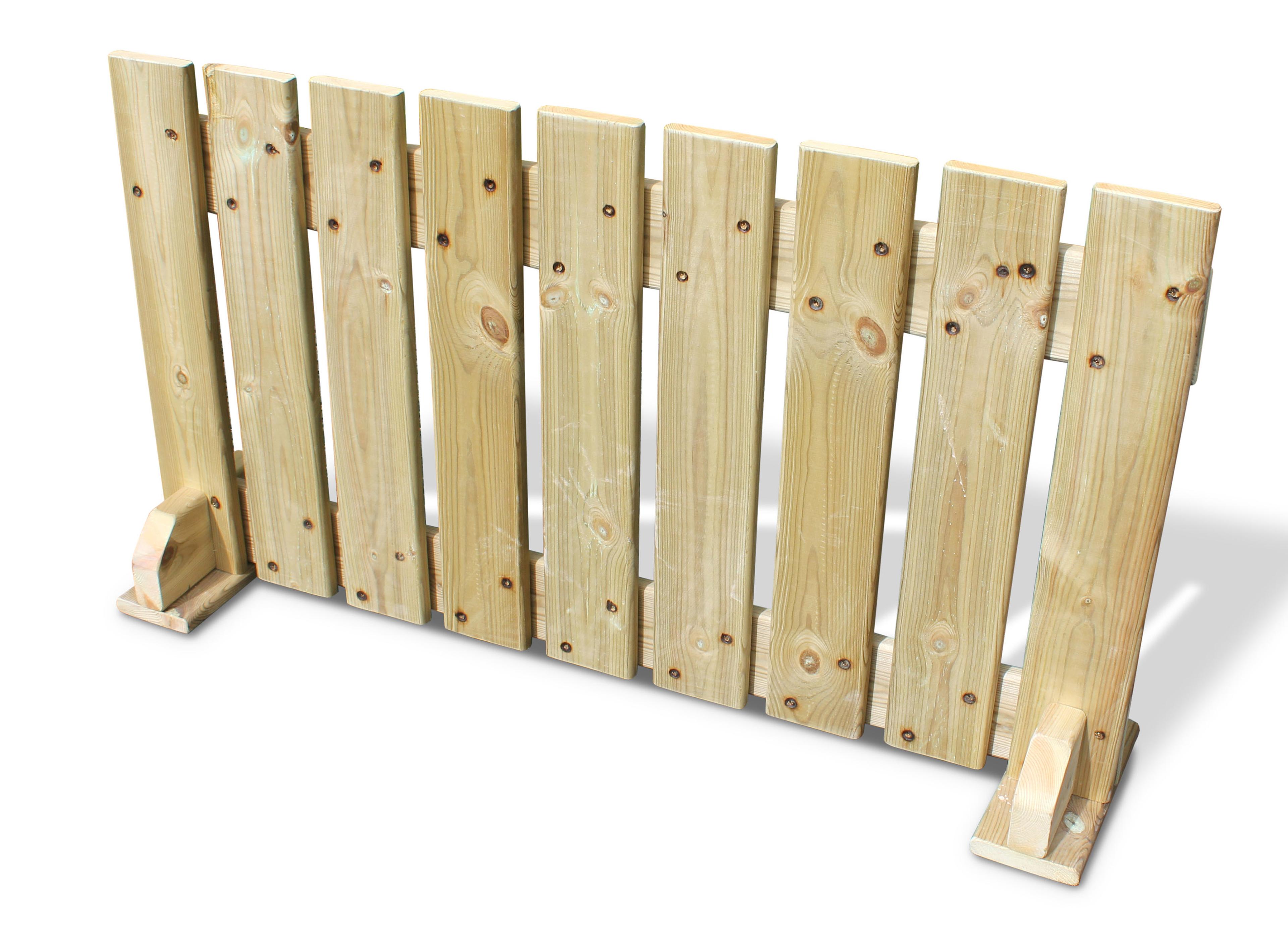 Outdoor Double Picket Fence Panel 