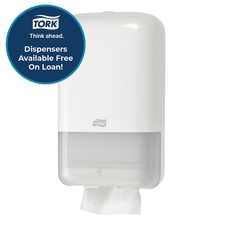 TORK Folded Toilet Tissue Dispenser - White