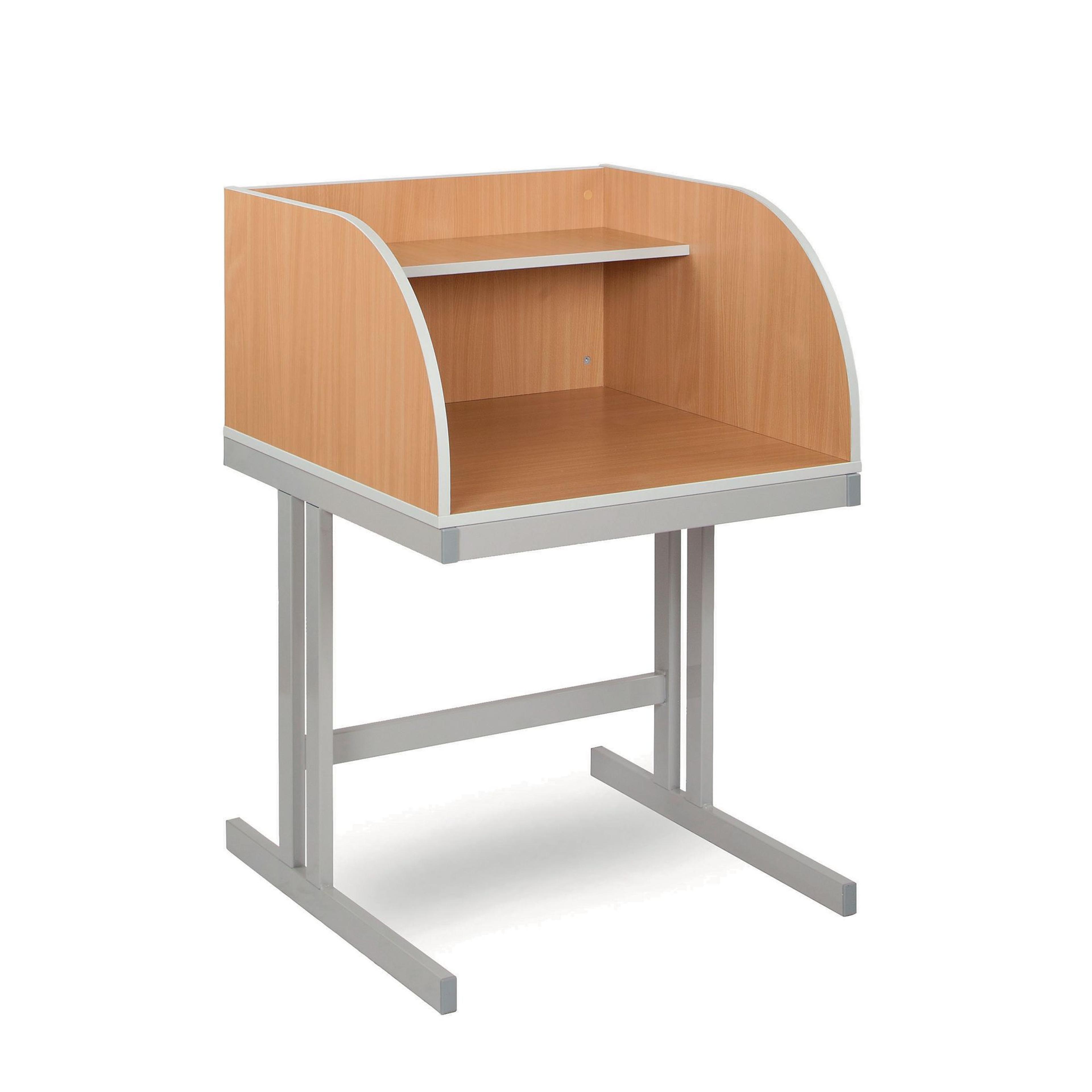 Monarch Study Carrel - Curved