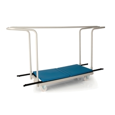 titan furniture  Examination Desk Trolley - Blue/Grey