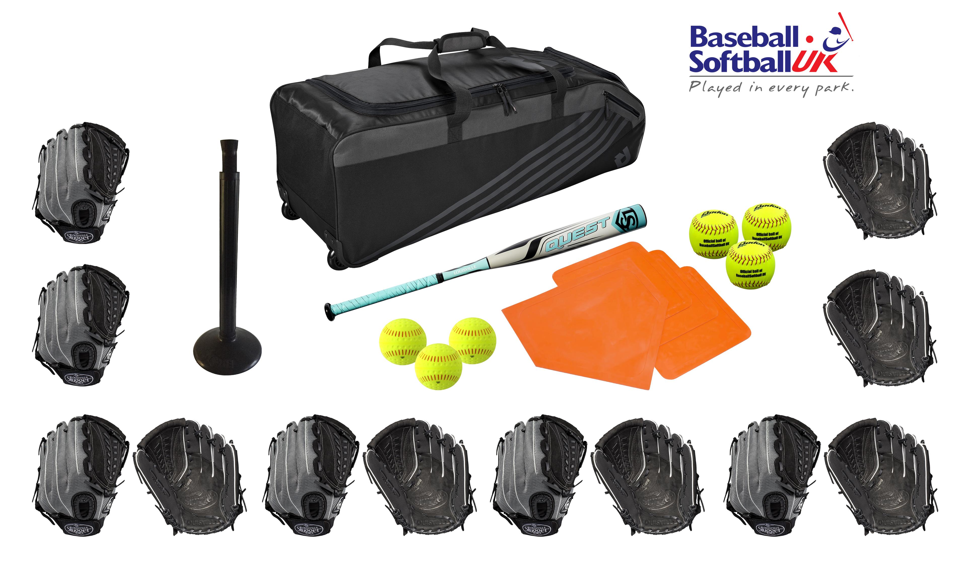 Louisville BSUK Hit the Pitch School Softball Set - Assorted