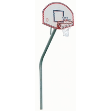 Sure Shot Slimline Gooseneck Basketball Post- With Pole Padding