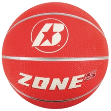 Baden Zone Basketball - Red - Size 5