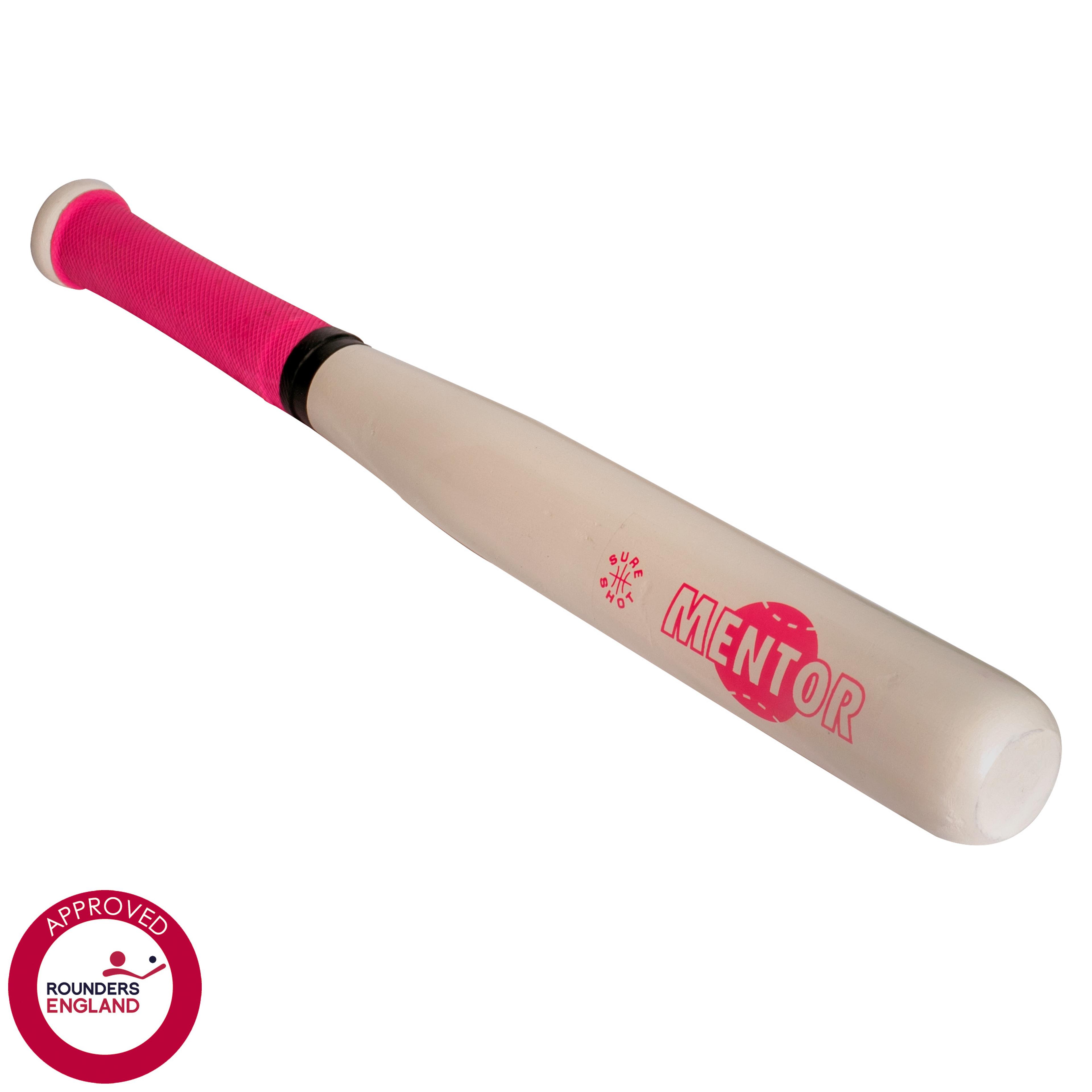 Sure Shot Mentor Rounders Bat - Pink - 460mm