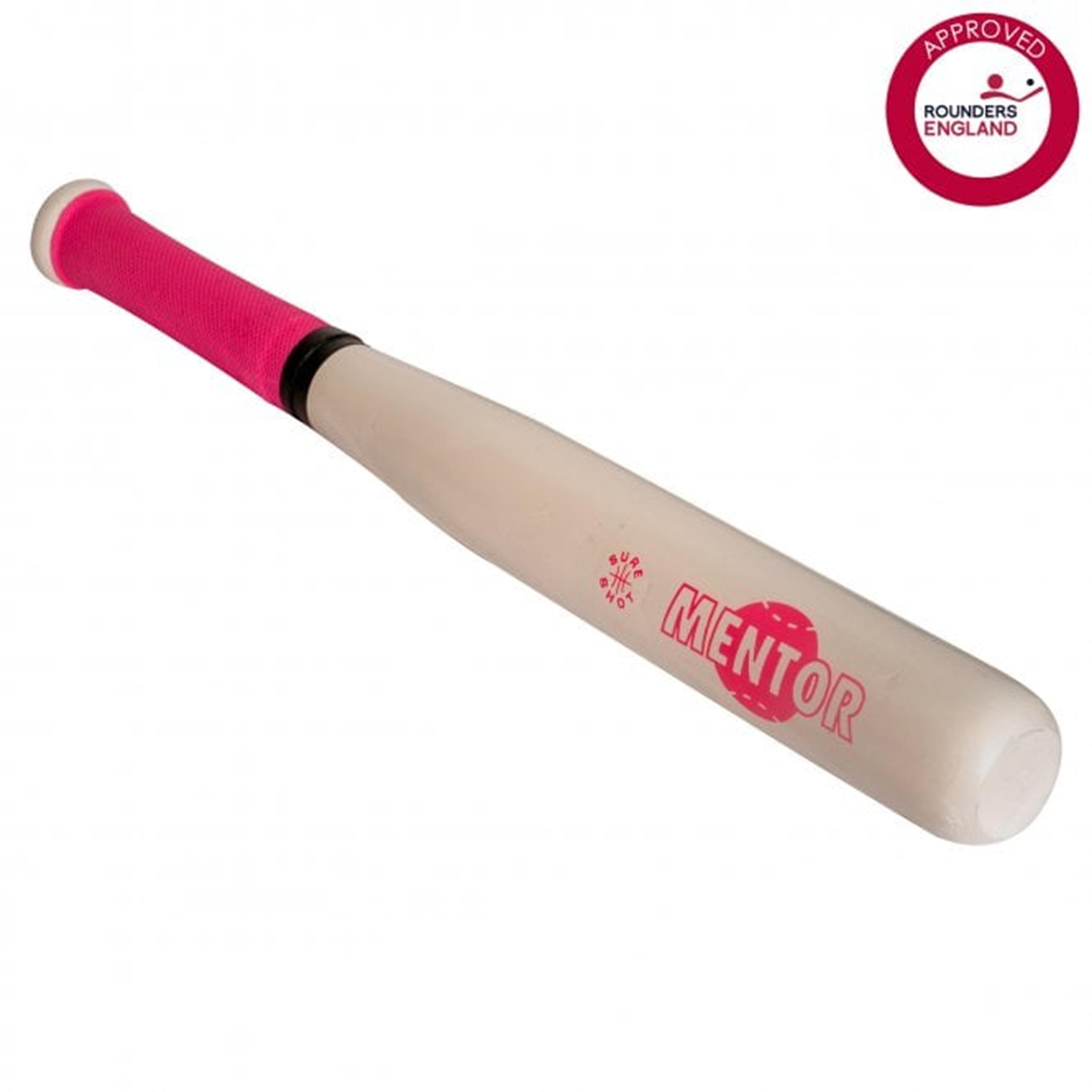 Sure Shot Mentor Rounders Bat - Pink - 460mm