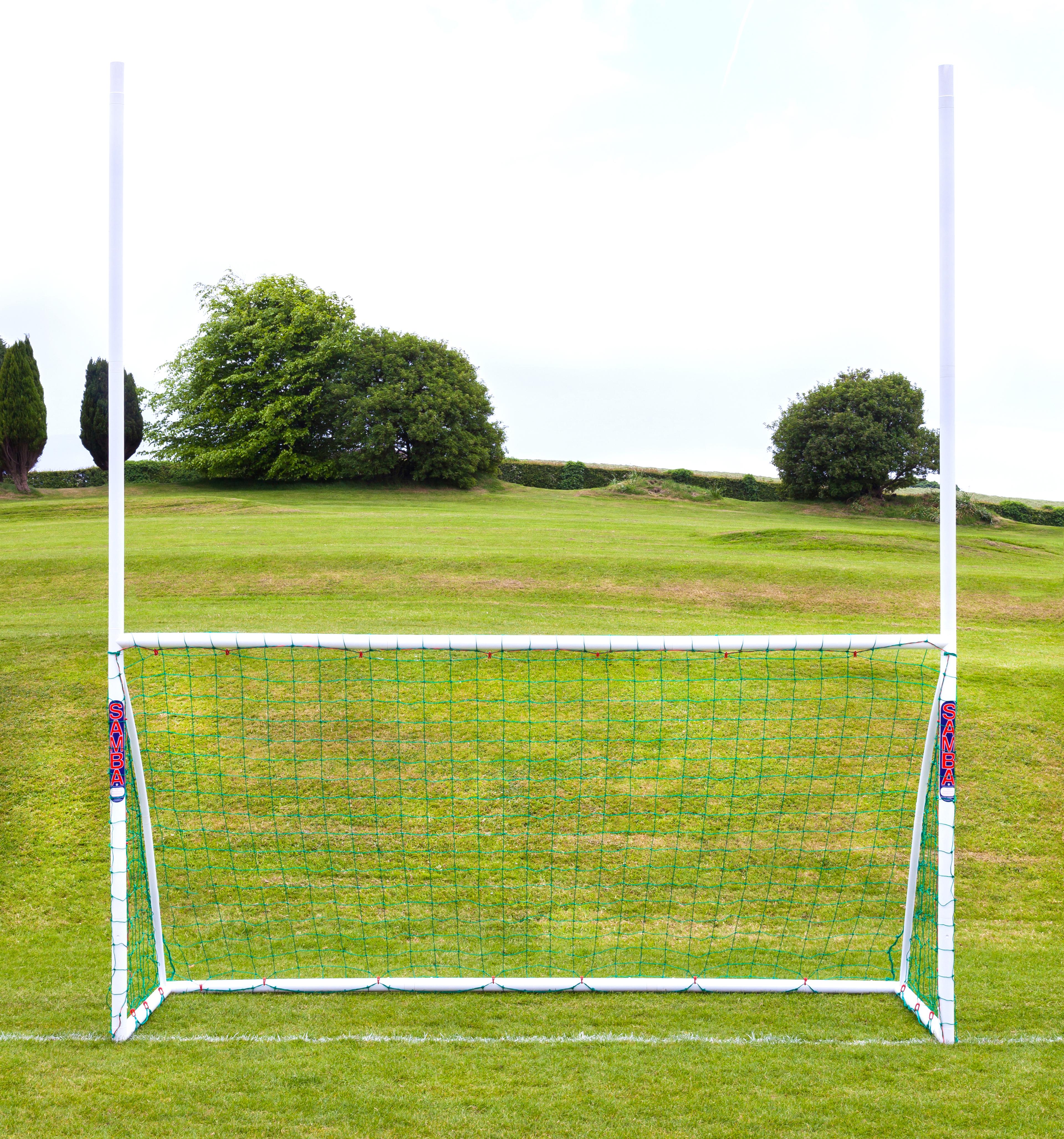 Samba Rugby/Football Combination Posts - White - 12 x 6