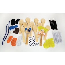 Animal Wooden Spoons - Pack of 10