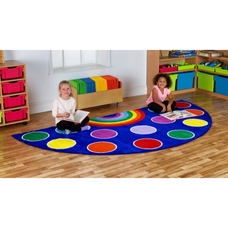 Rainbow Semi-Circle Carpet