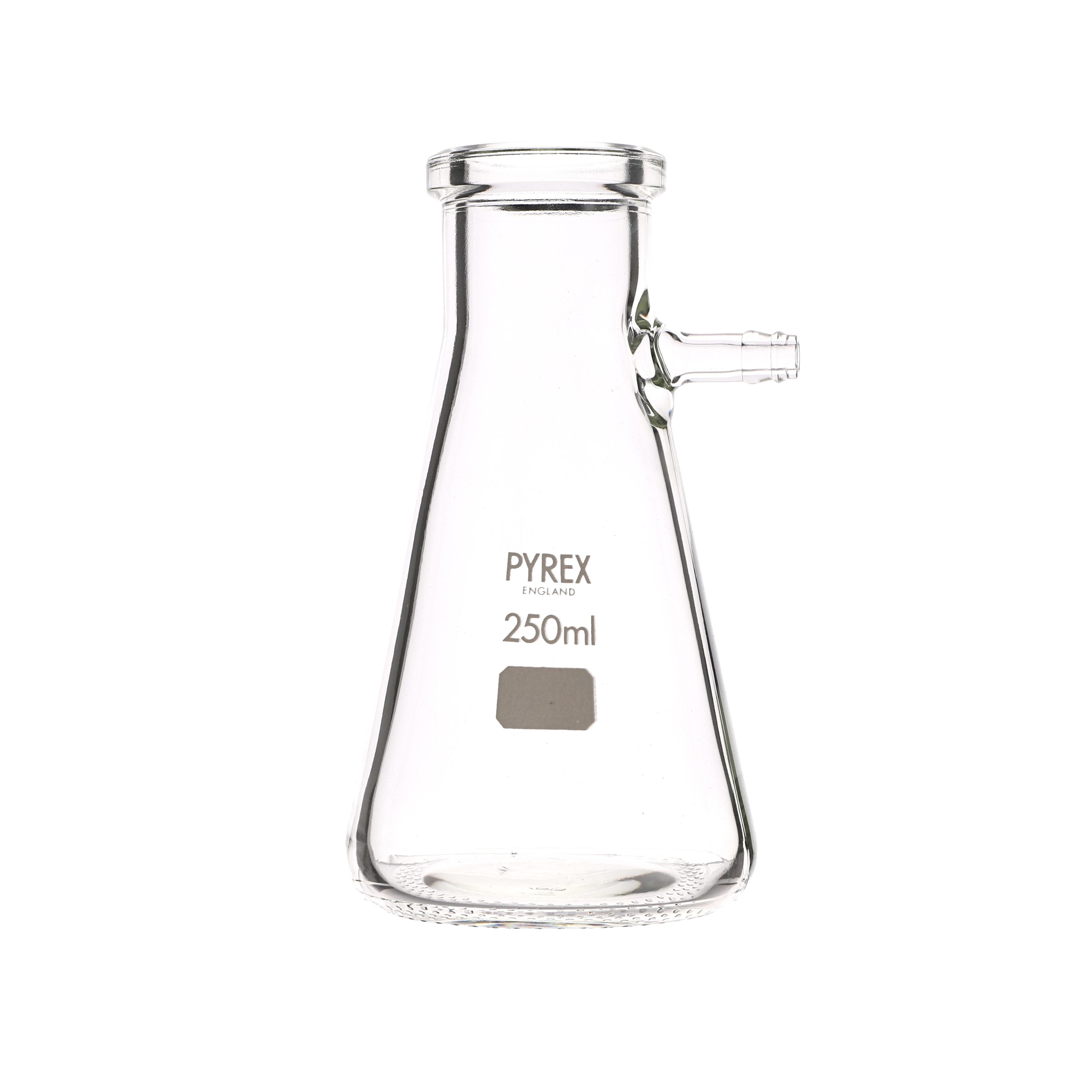 Pyrex Heavy Wall Filter Flask with Side Arm - 250ml - Pack of 10