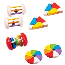 Bigjigs Toys Wooden Rattle Pack