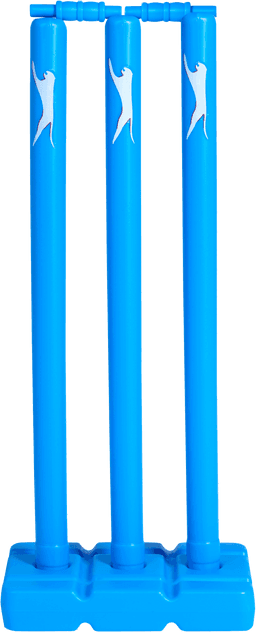 Slazenger Academy Stumps and Bails Set - Blue