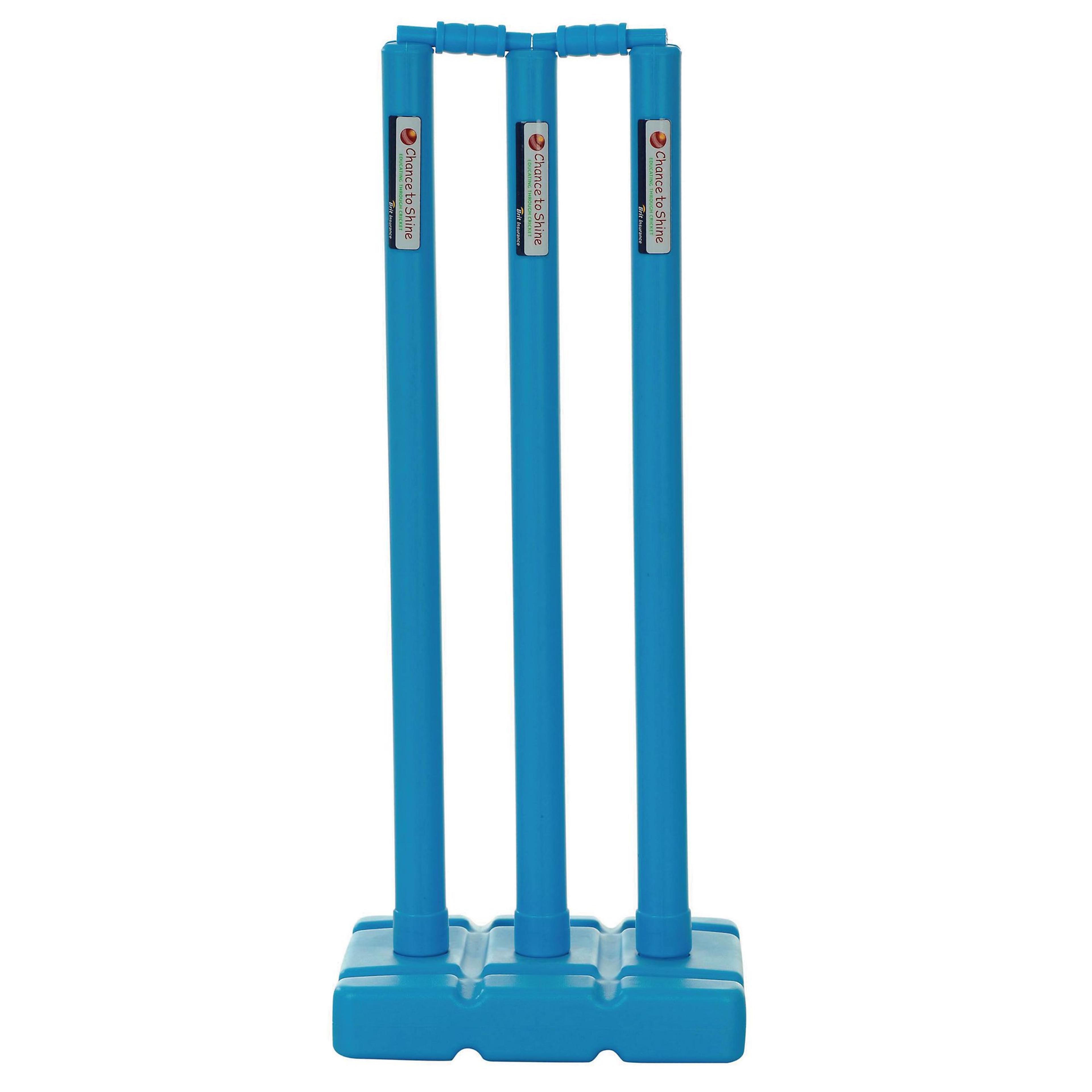 Slazenger Academy Stumps and Bails Set - Blue