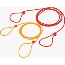 Findel Everyday Double Dutch Skipping Rope - Red/Yellow - 16ft - Pair