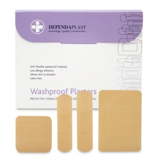 Washproof Plasters - Assorted - pack of 100