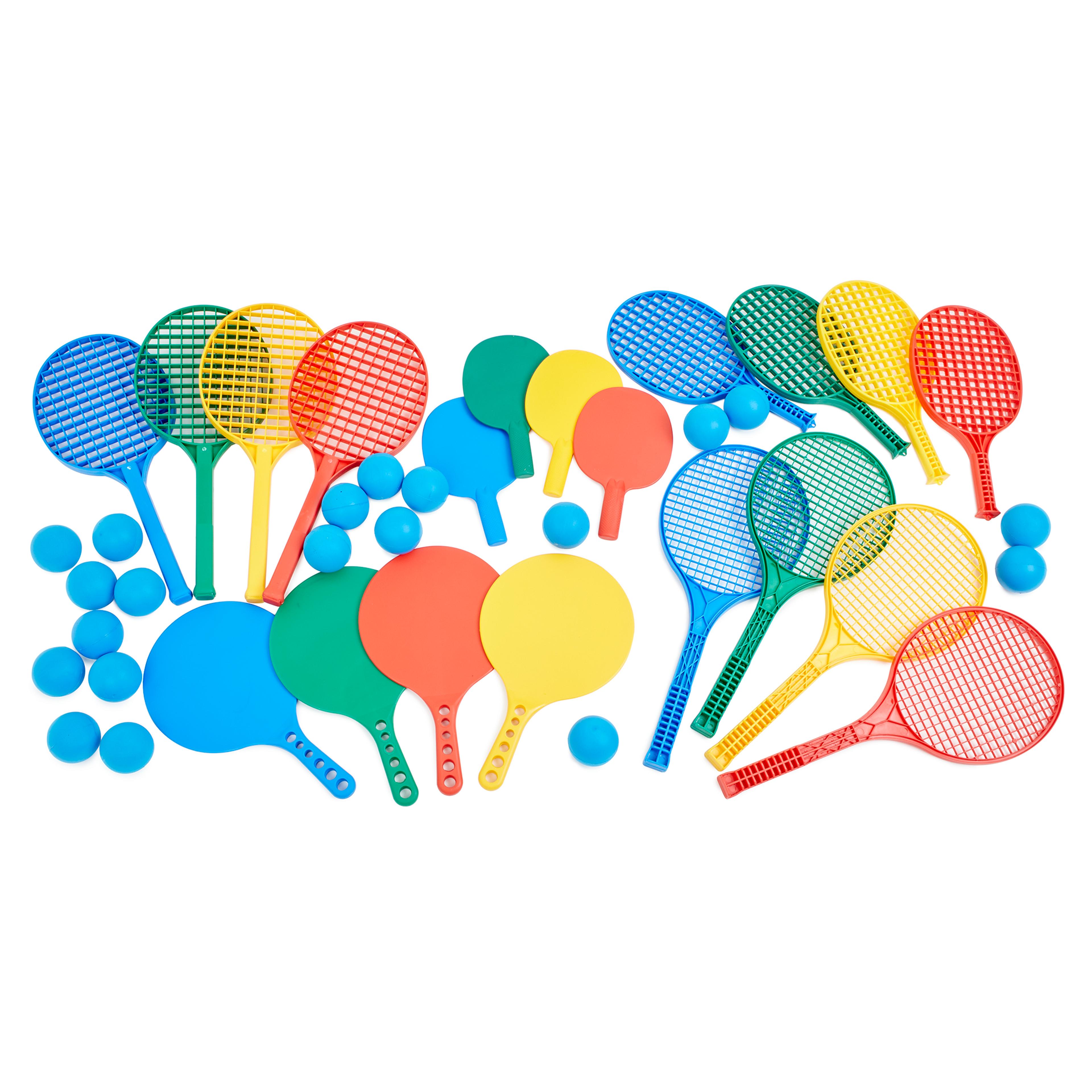 Tennis Bat and Ball Set - Assorted