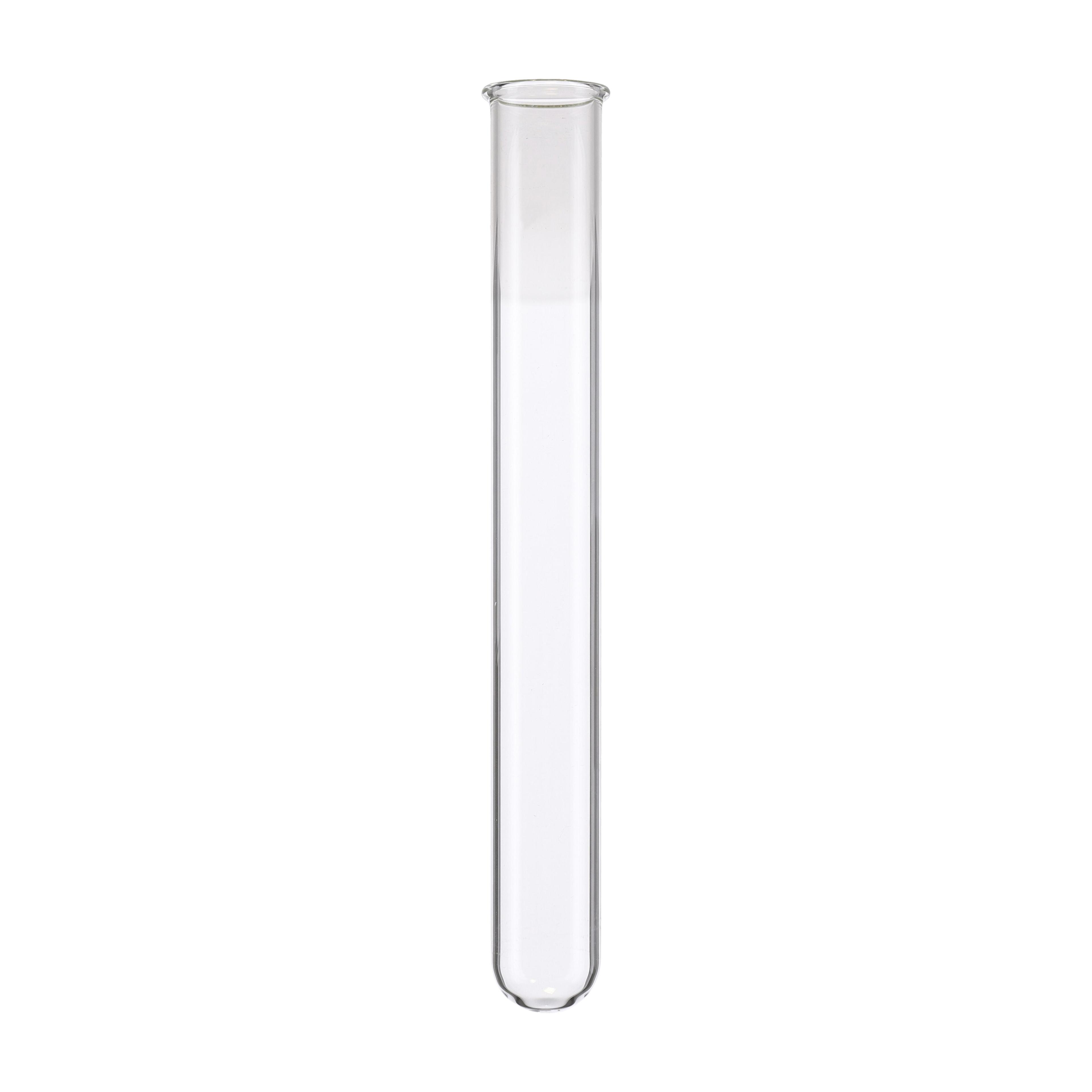 Simax Glass Medium Wall Test Tubes with Rim -18x150mm - Pack of 100