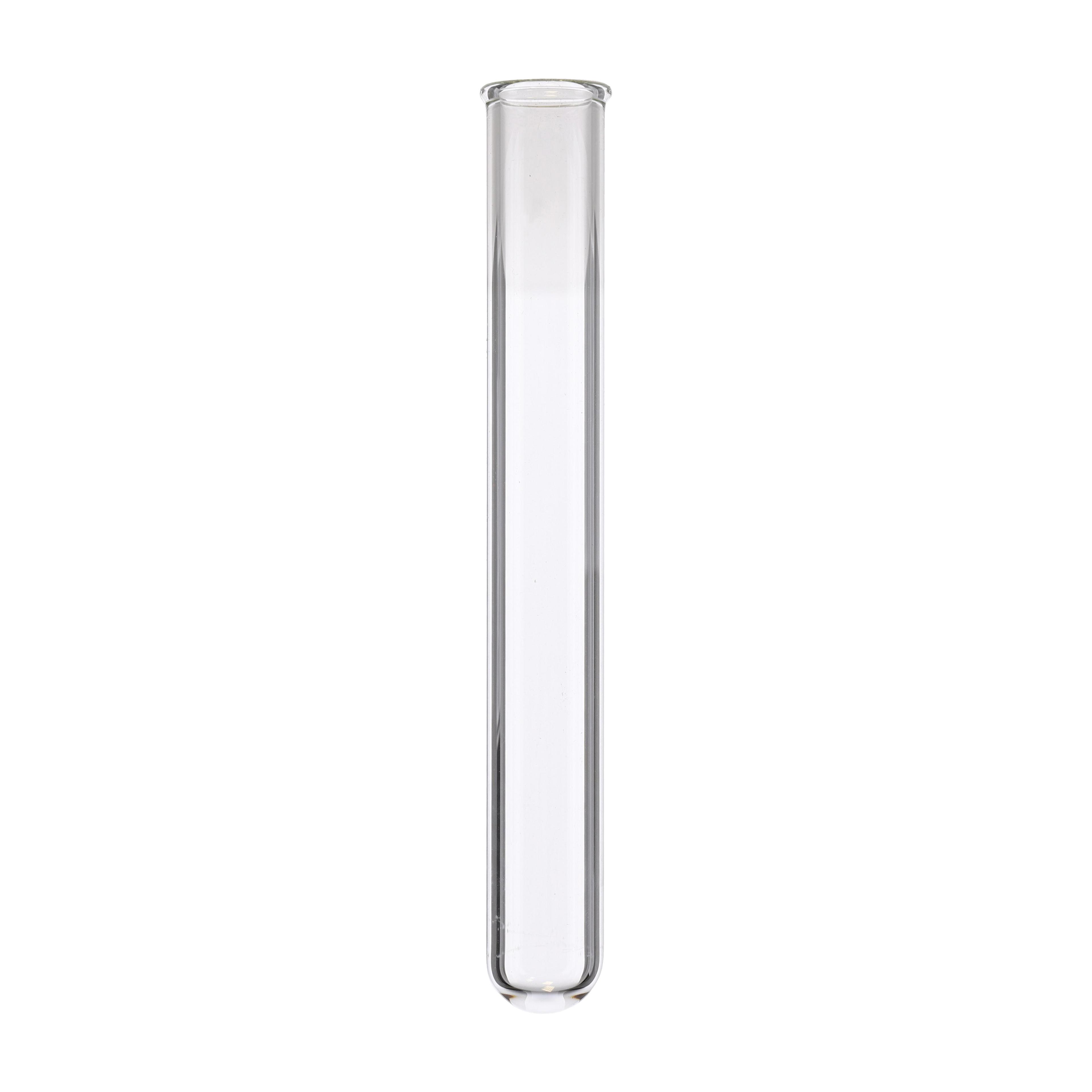 Simax Glass  Heavy Wall Test Tubes with Rim - 16x125mm - Pack of 100