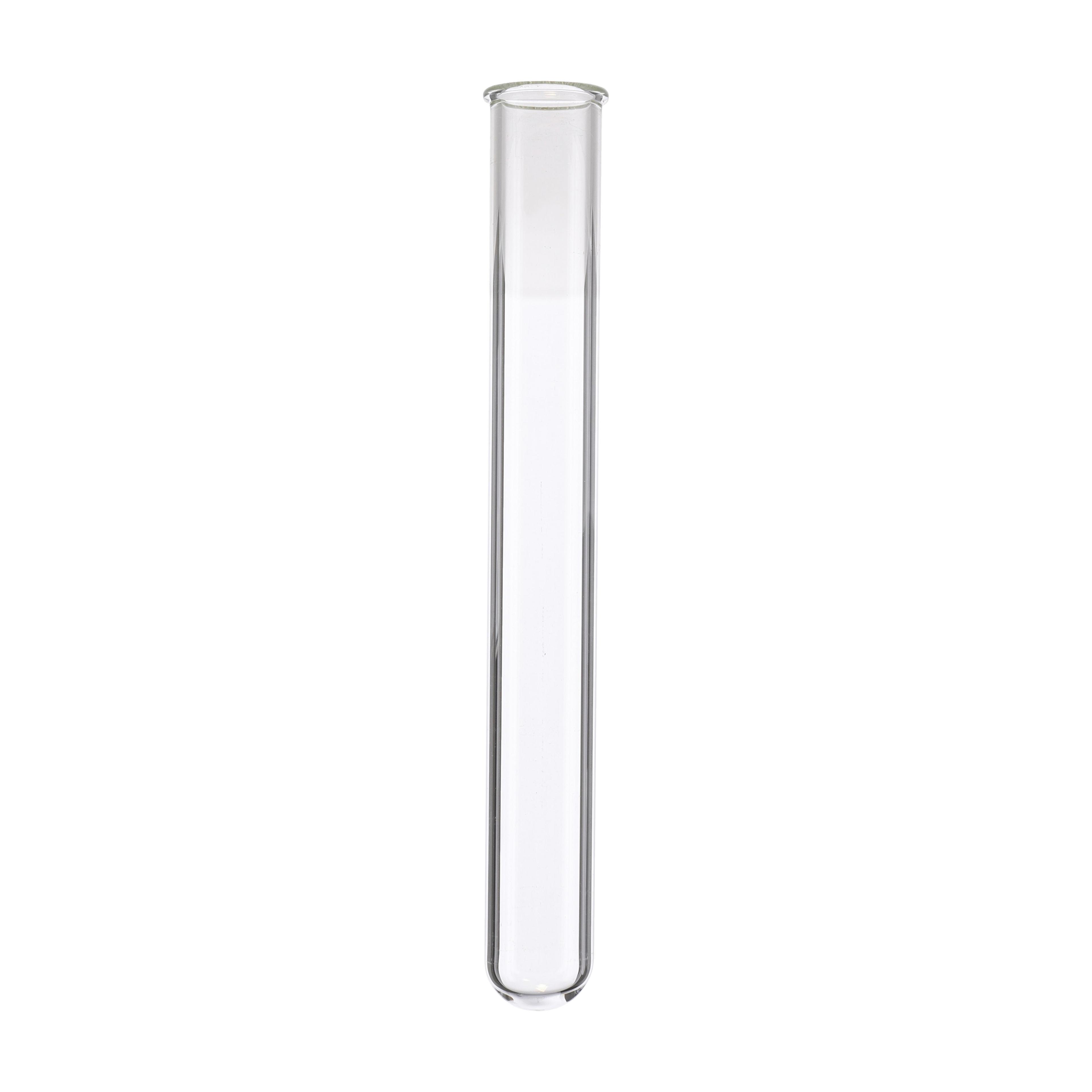 Simax Glass Heavy Wall Test Tubes with Rim - 18x150mm - Pack of 100