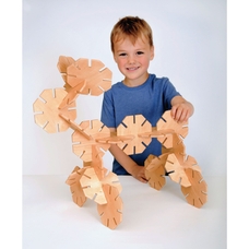 POLYDRON Wooden Octoplay - Natural - Pack of 20