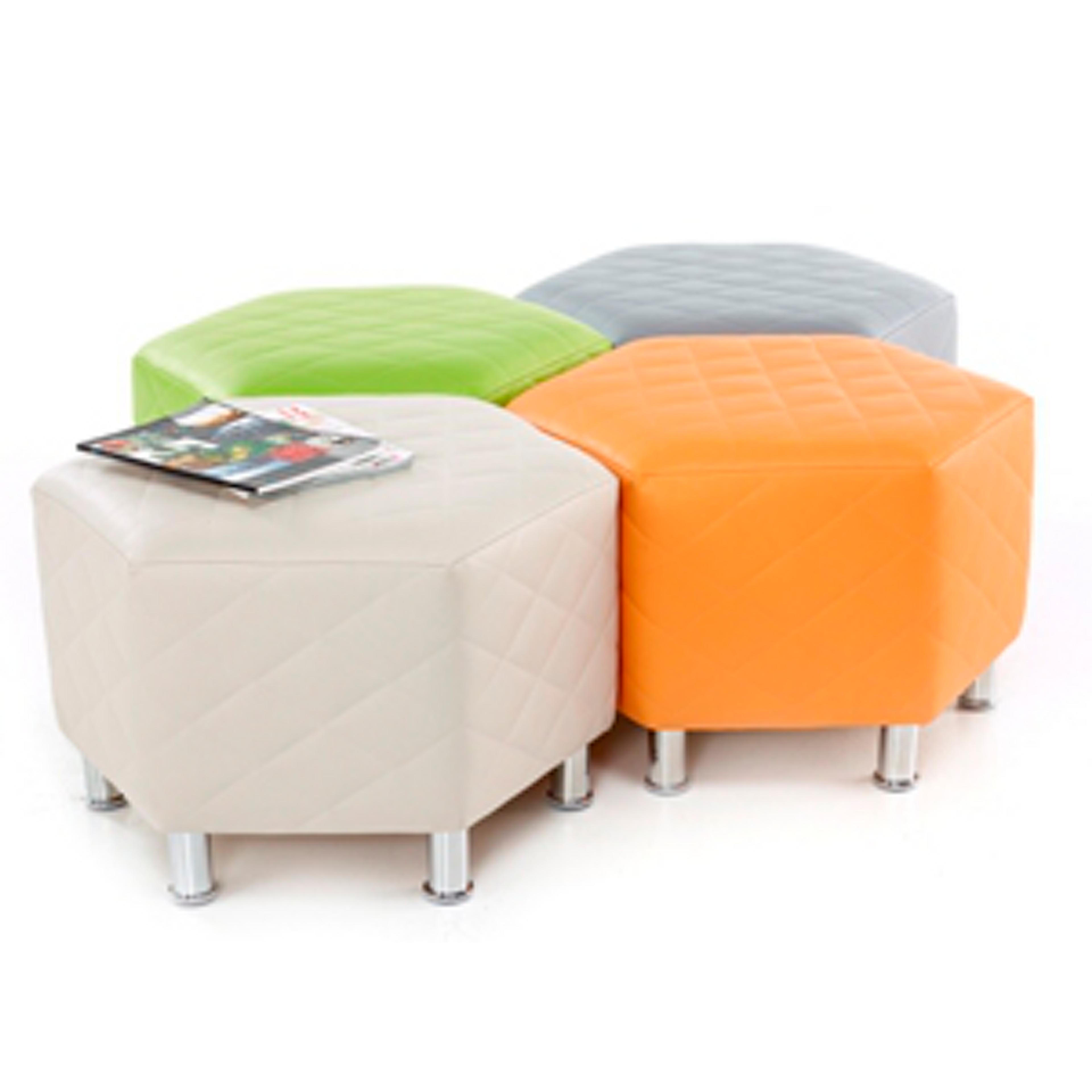 Hexagonal Quilted Seats - Pack of 4