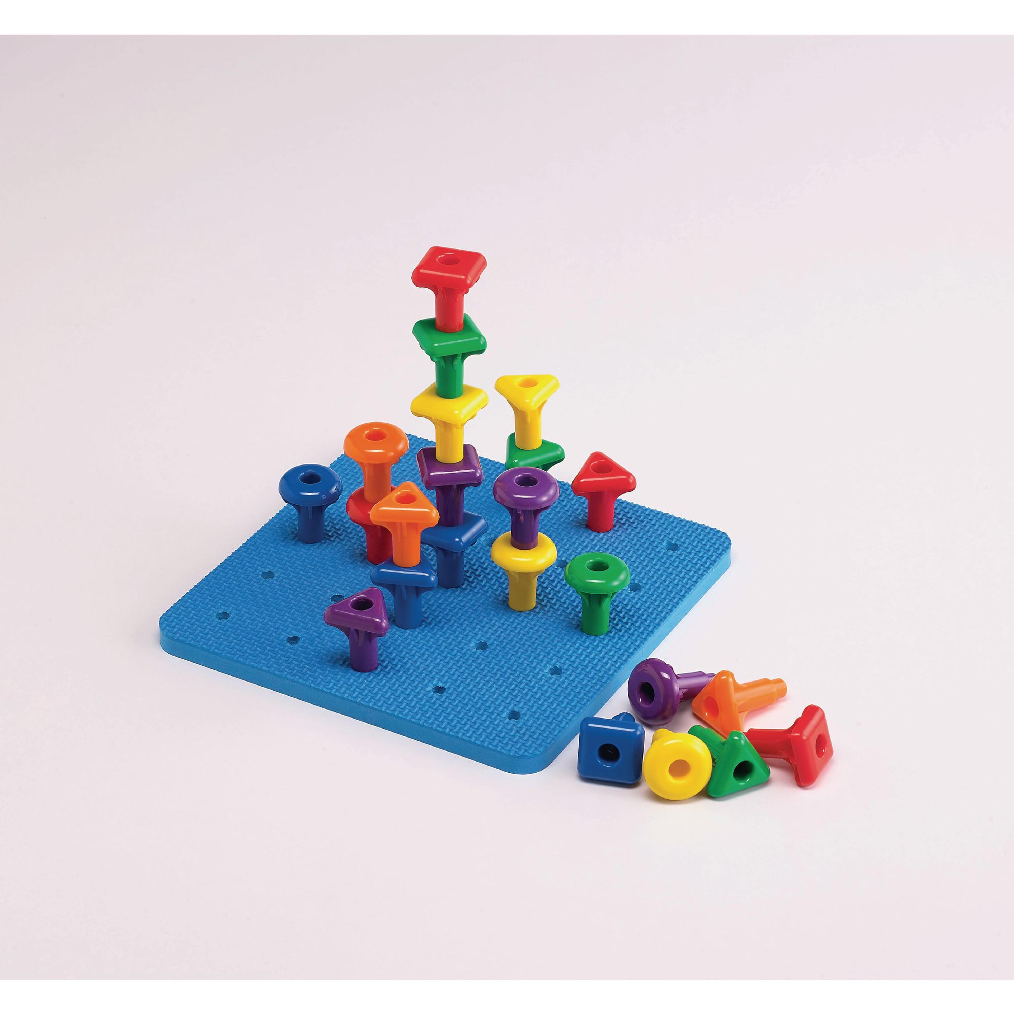edx education Giant Geo Pegs & Board Pack
