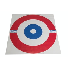 New Age Kurling/Bowls House Target - White/Red/Blue - 120cm