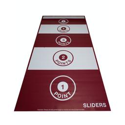 New Age Kurling/Bowls Sliders Target - Maroon/White - 240cm