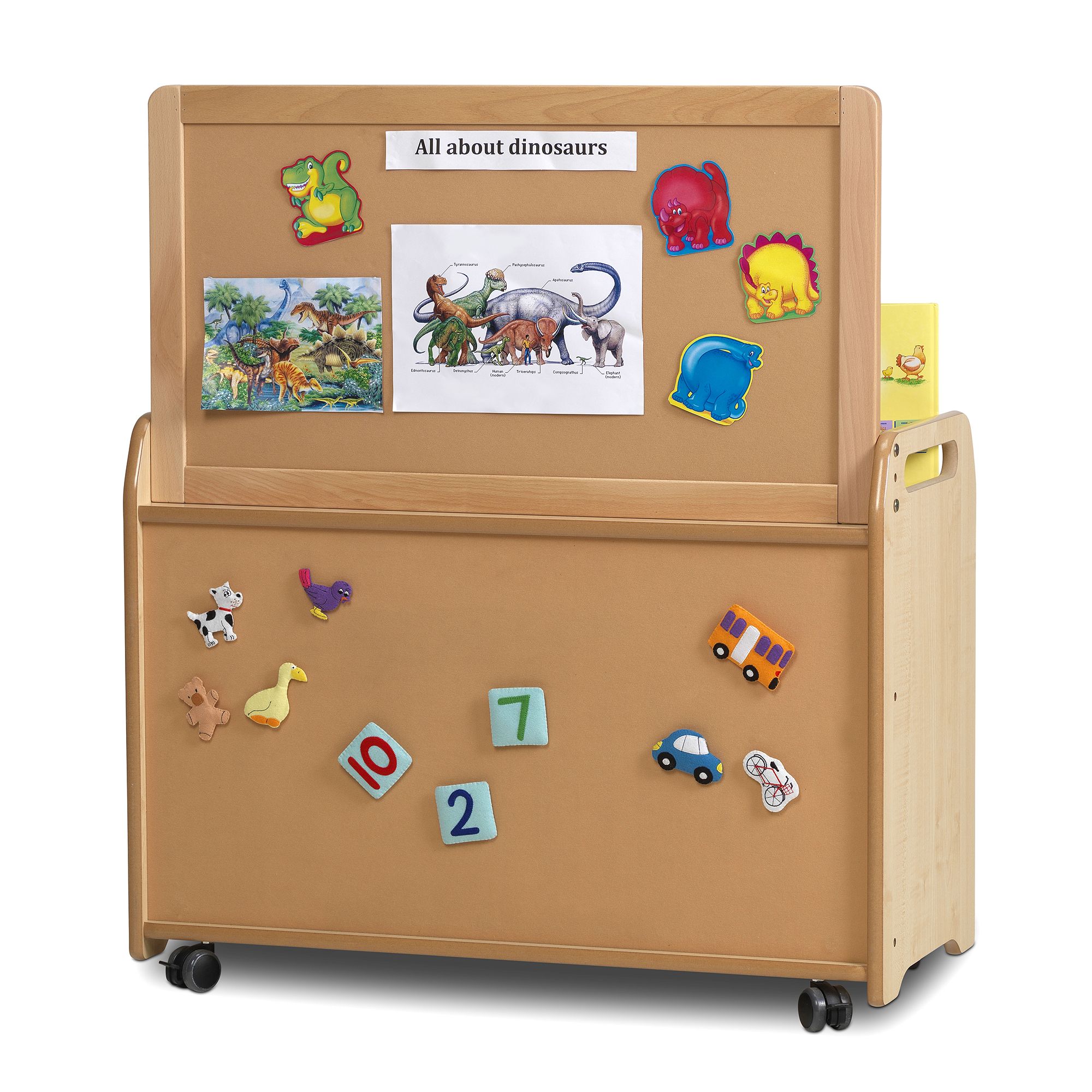 Mobile Mirror Divider Wicker