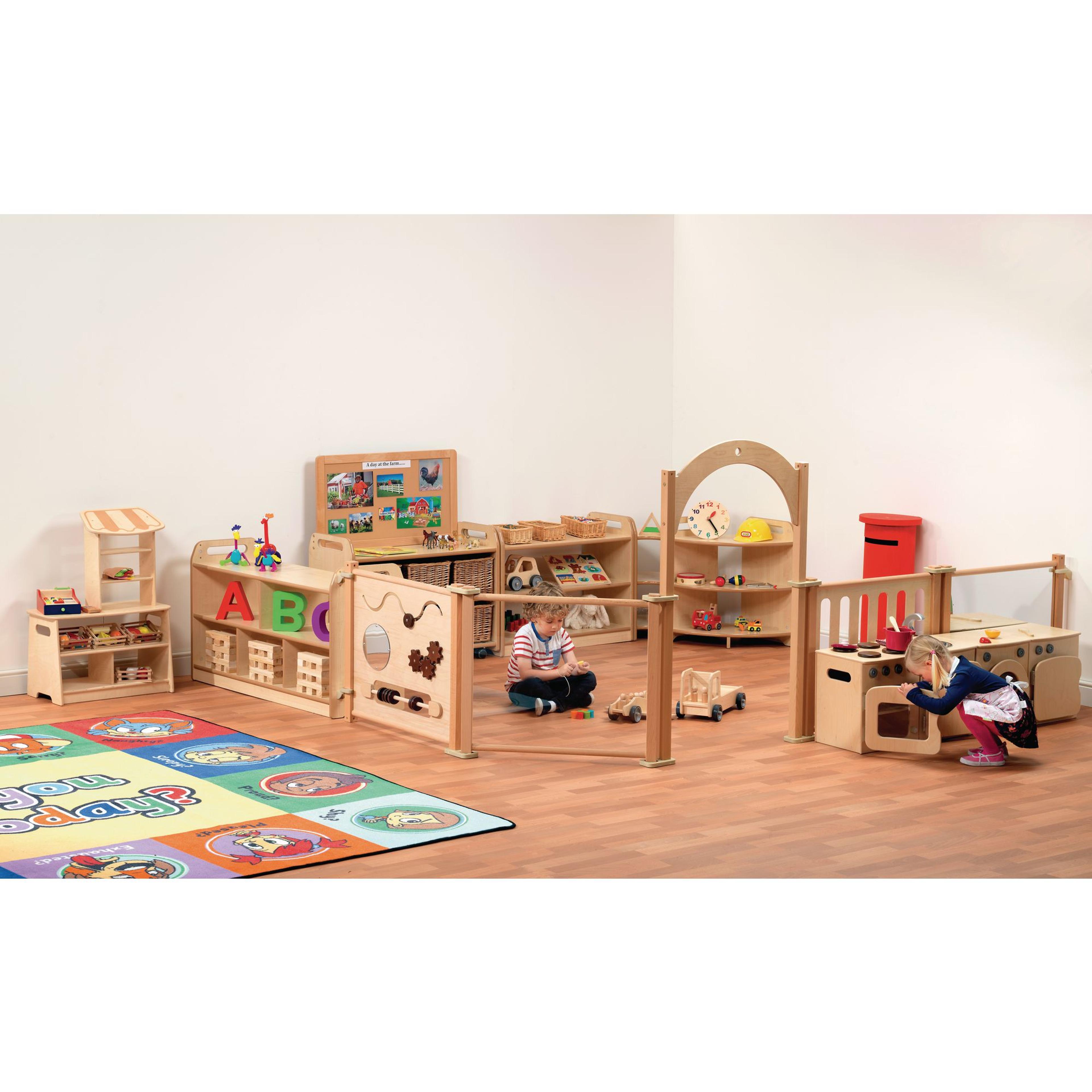 Millhouse Imagination Zone with Rattan Baskets - Pack of 10