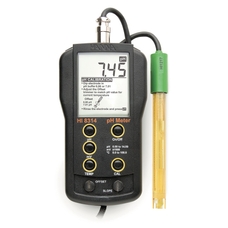 Hanna® HI-8314 Handheld pH, mV and Temperature Meter (Water-Resistant)