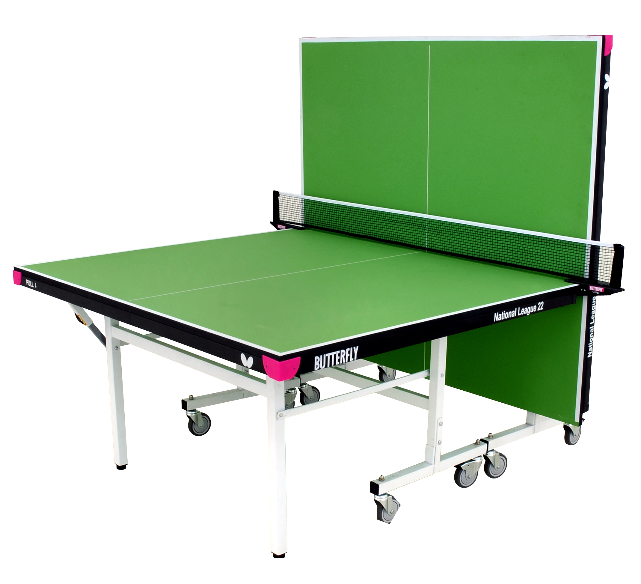 PTBP07681 Butterfly National League Table Tennis Table Green 22mm Davies Sports
