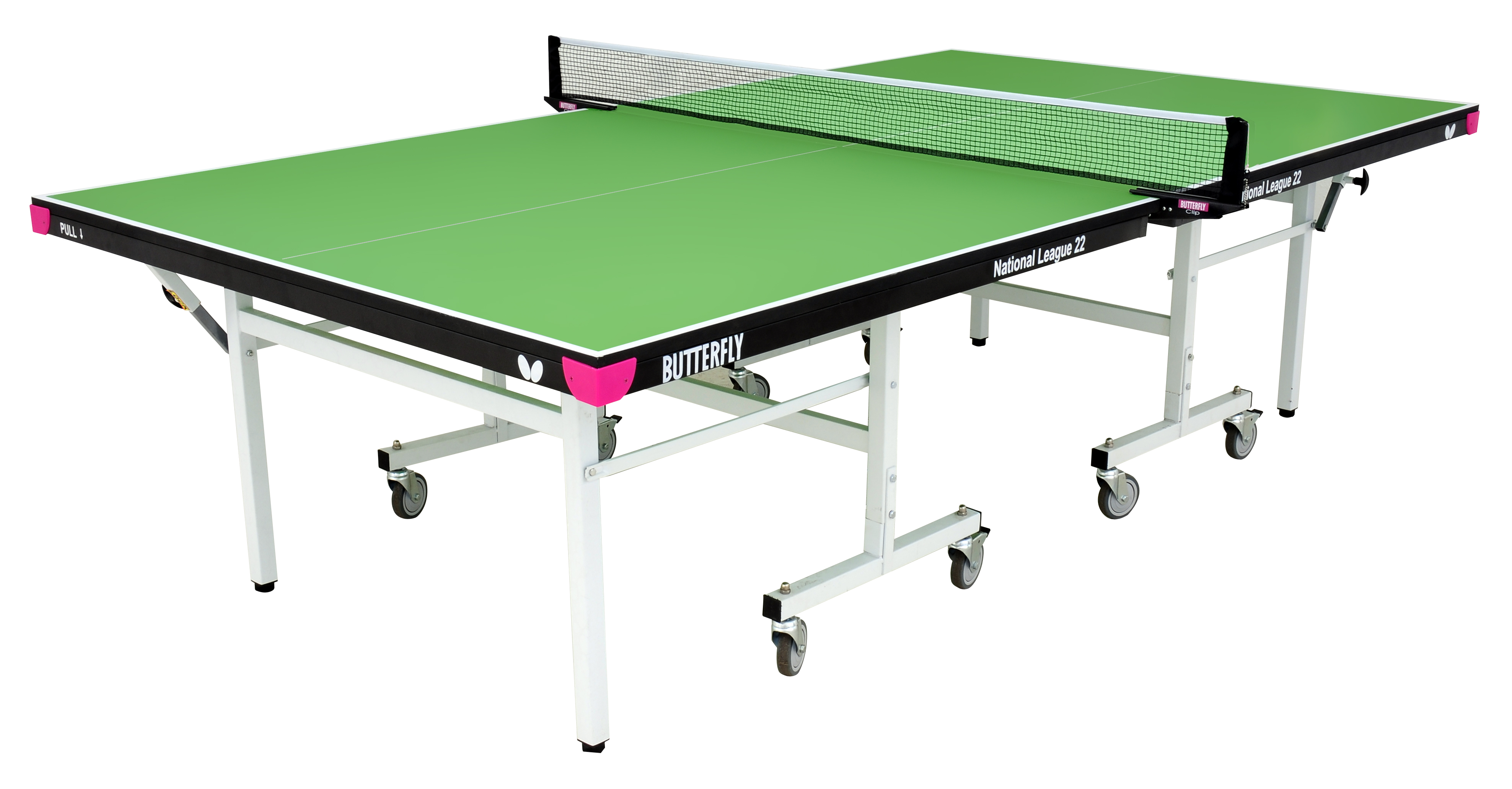 Green BUTTERFLY Fitness Ready Assembled Indoor Table Tennis Table 