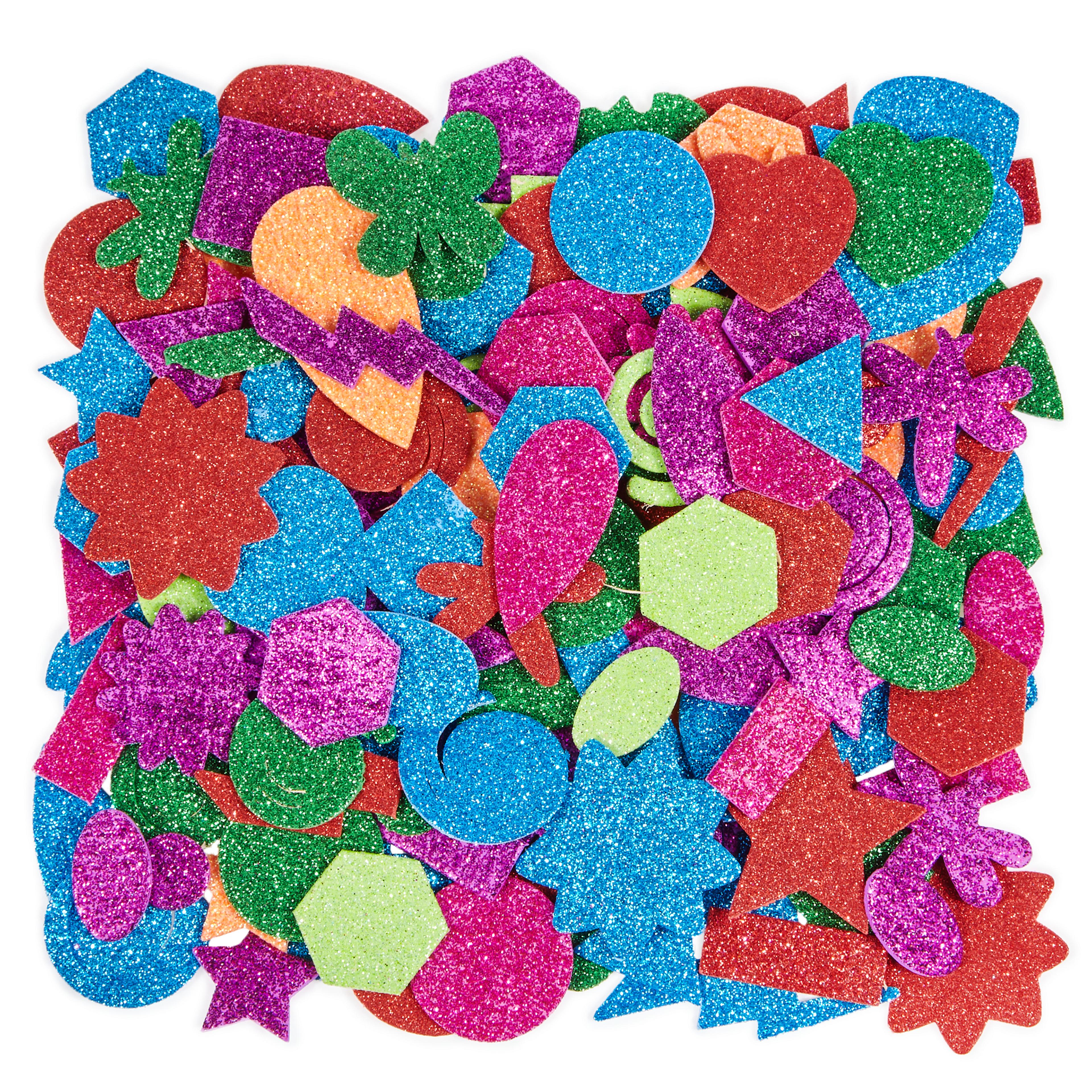 Classmates Glitter Foam Shapes - Pack of 320