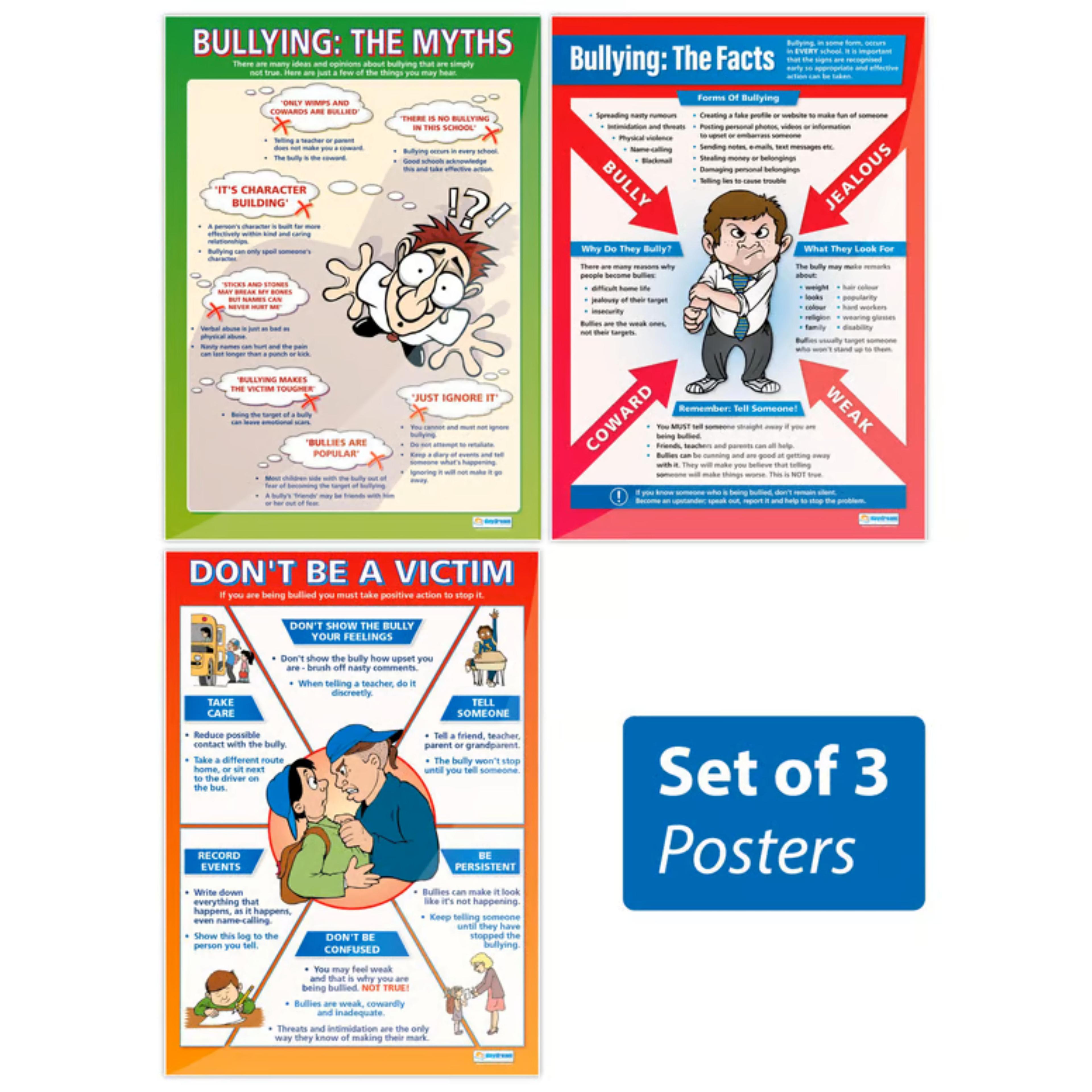 Daydream Education Bullying Poster - Pack of 3