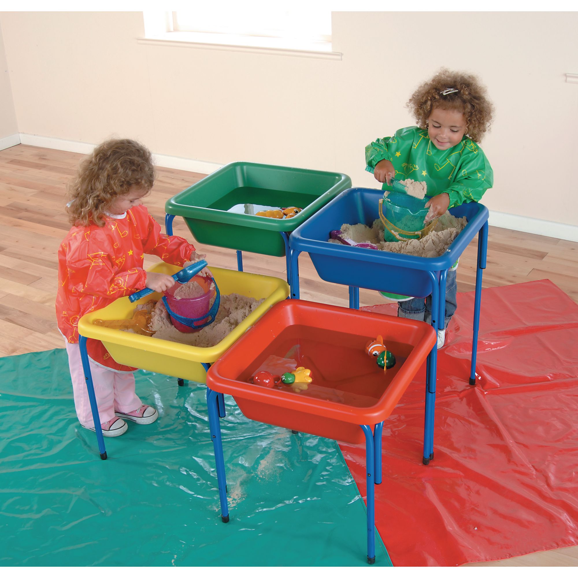 Adjustable Sand And Water Tubs Blue