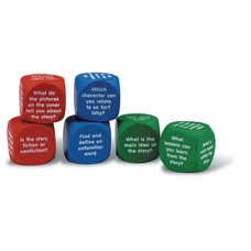 Learning Resources Reading Comprehension Cubes - KS2