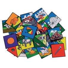 Alphabet Picture Tiles - Pack of 24