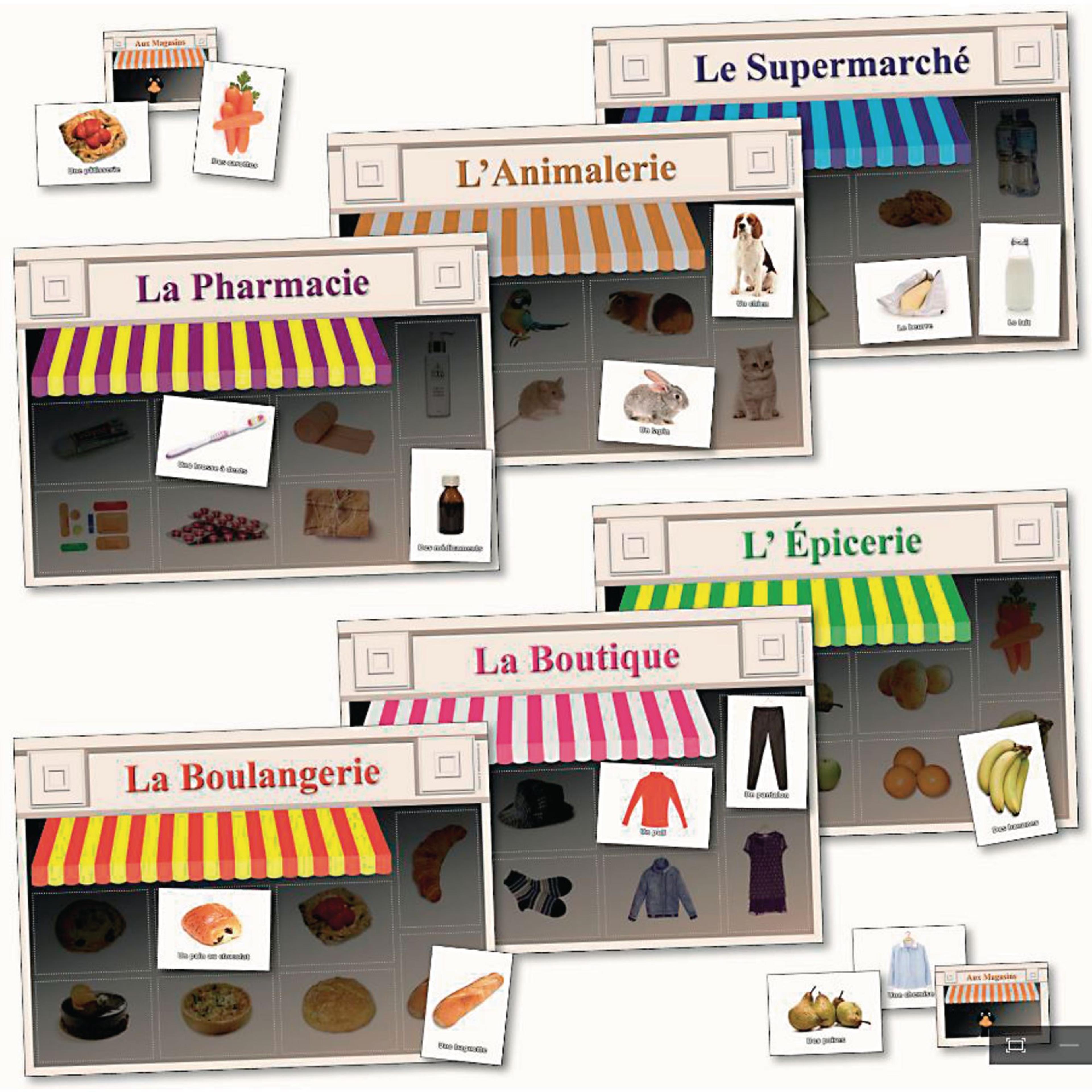wildgoose French to the Shops Game