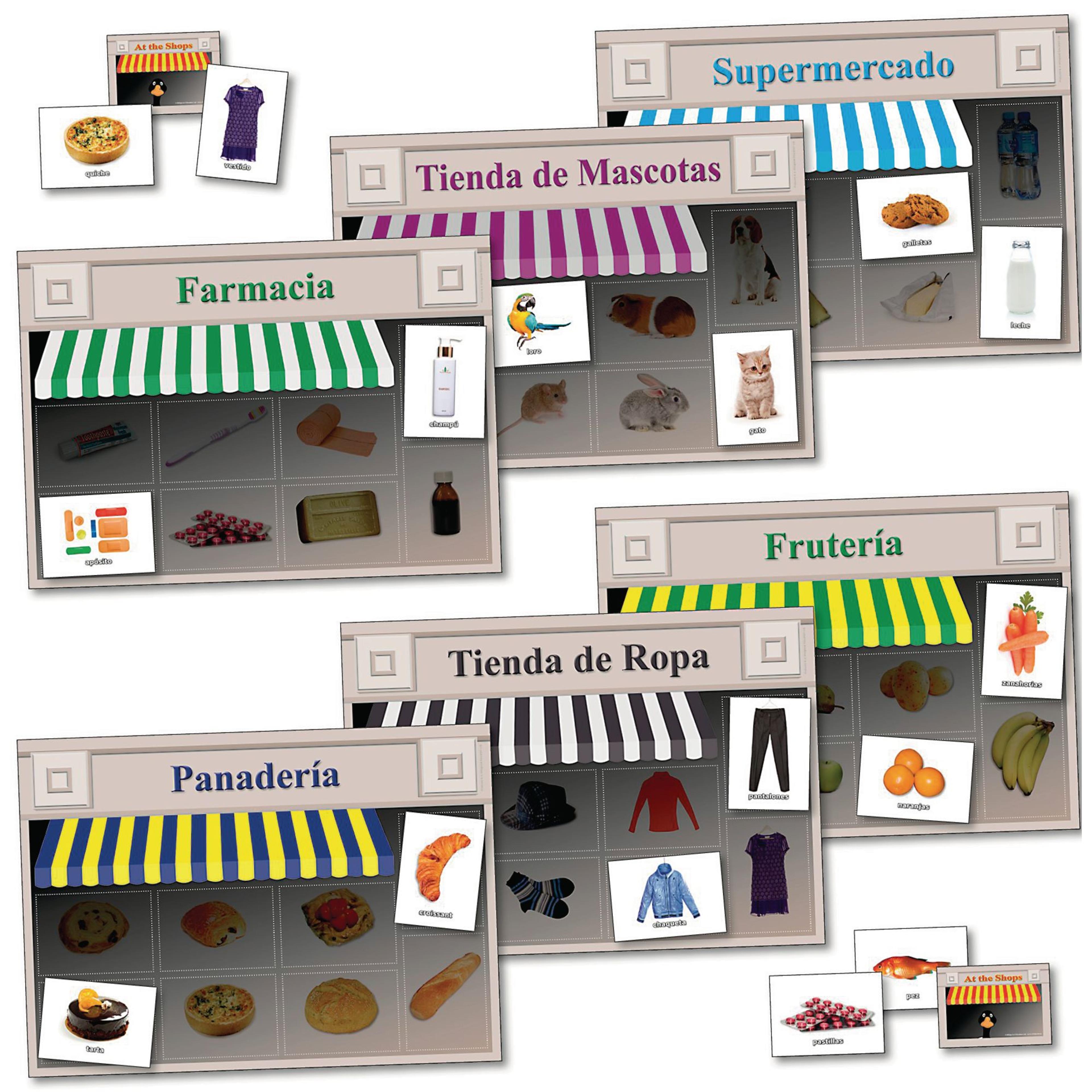 wildgoose Spanish to the Shops Game