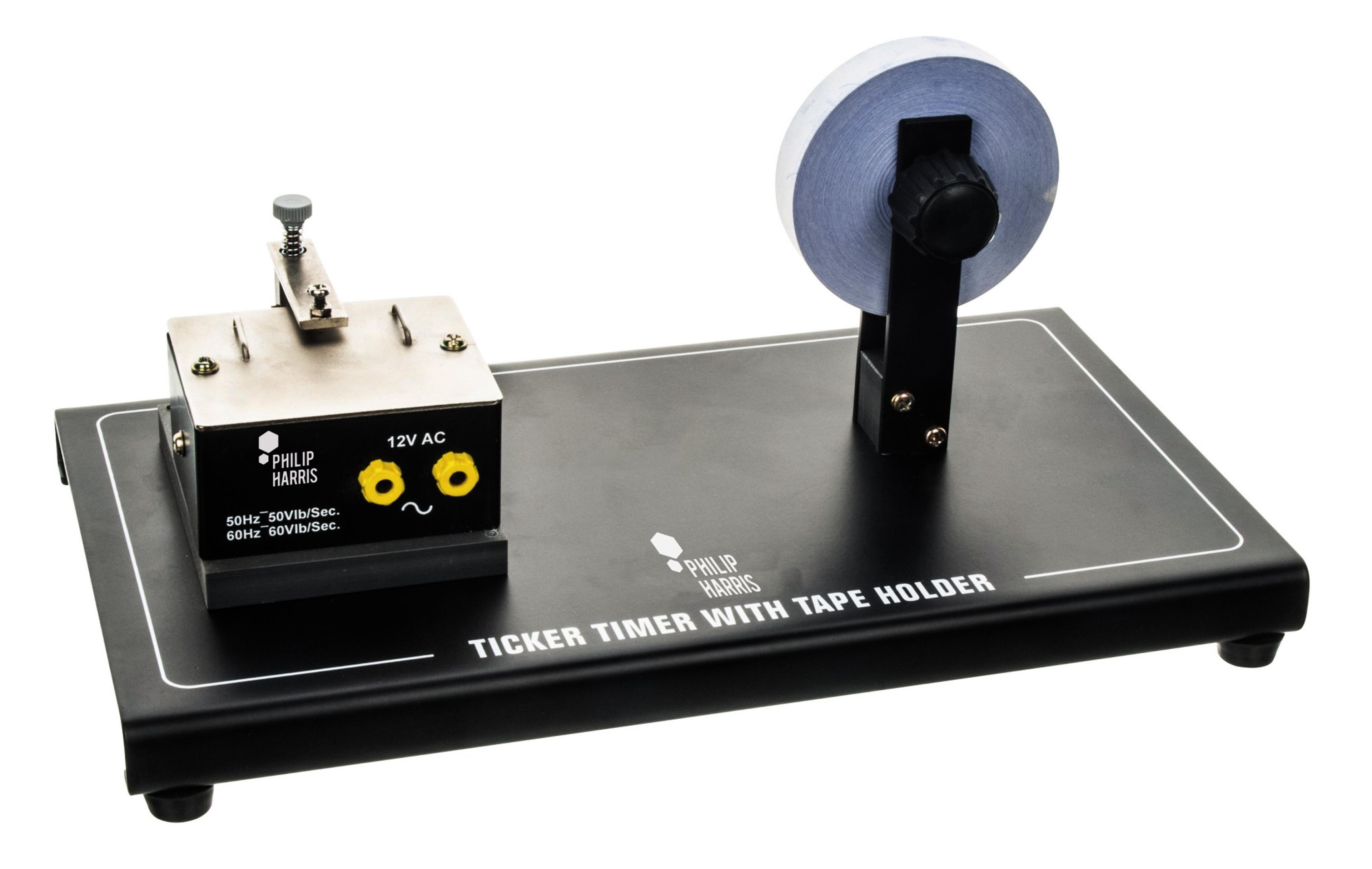 Philip Harris Ticker Tape Timer with Holder and Tape