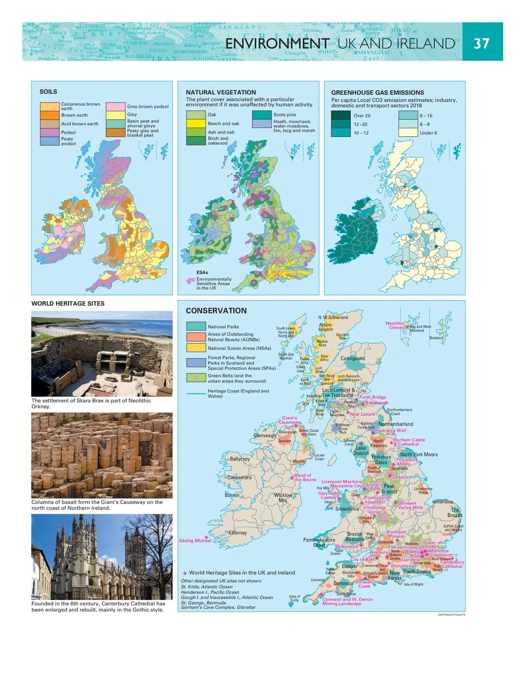 Philip's Modern School Atlas | B8R06196 | Philip Harris