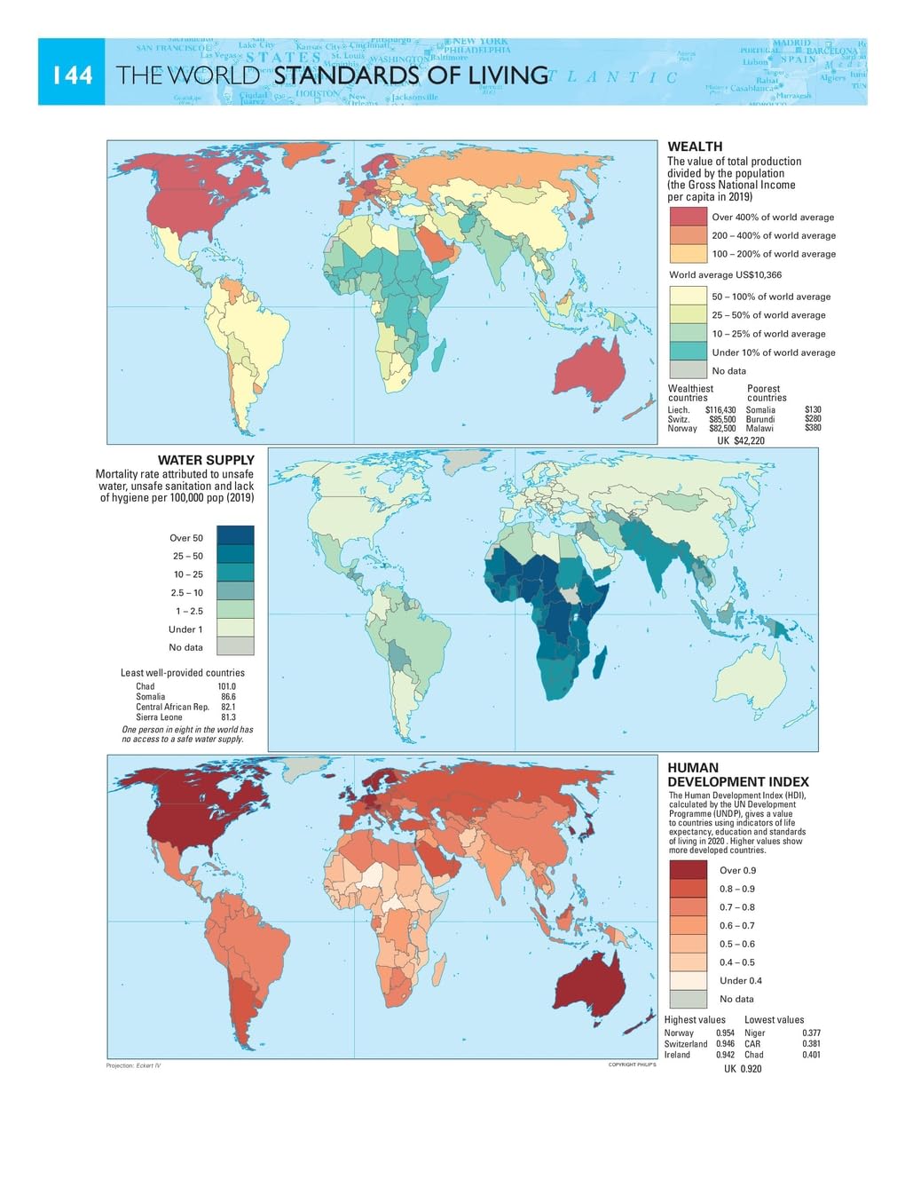 Philip's Modern School Atlas | B8R06196 | Philip Harris