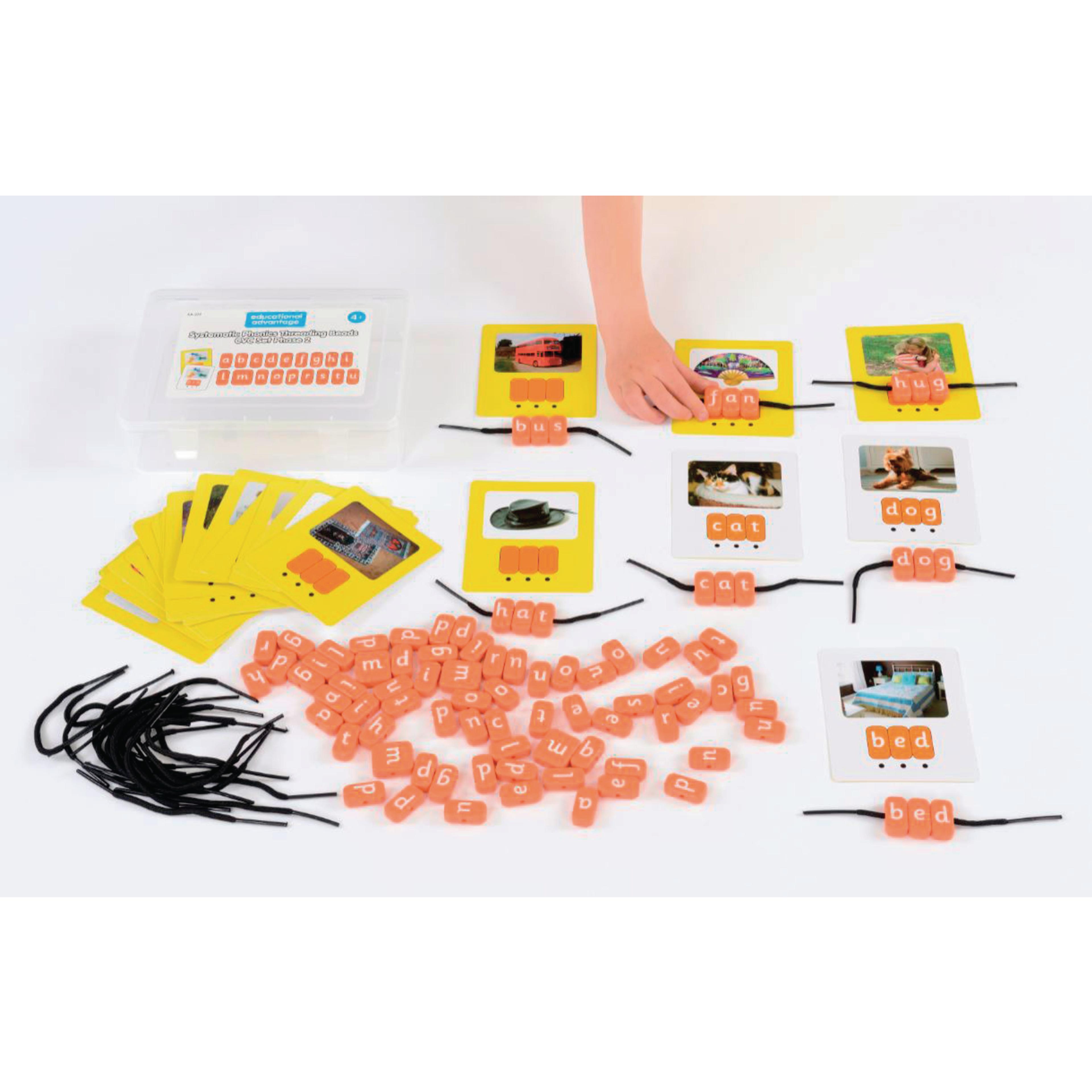 educational advantage Phonics Threading Beads - CVC