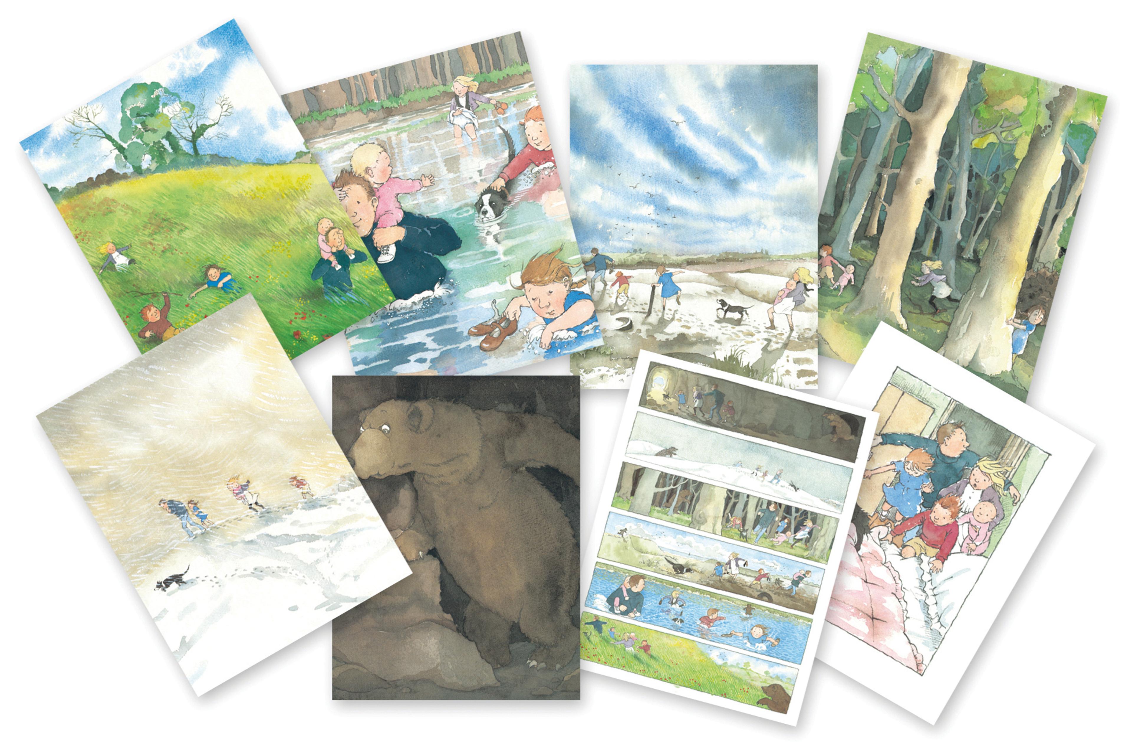 Yellow Door Bear Hunt Story Talk Cards - Pack of 8