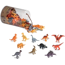 battat Miniature Dinosaurs in a Tube - Pack of 60